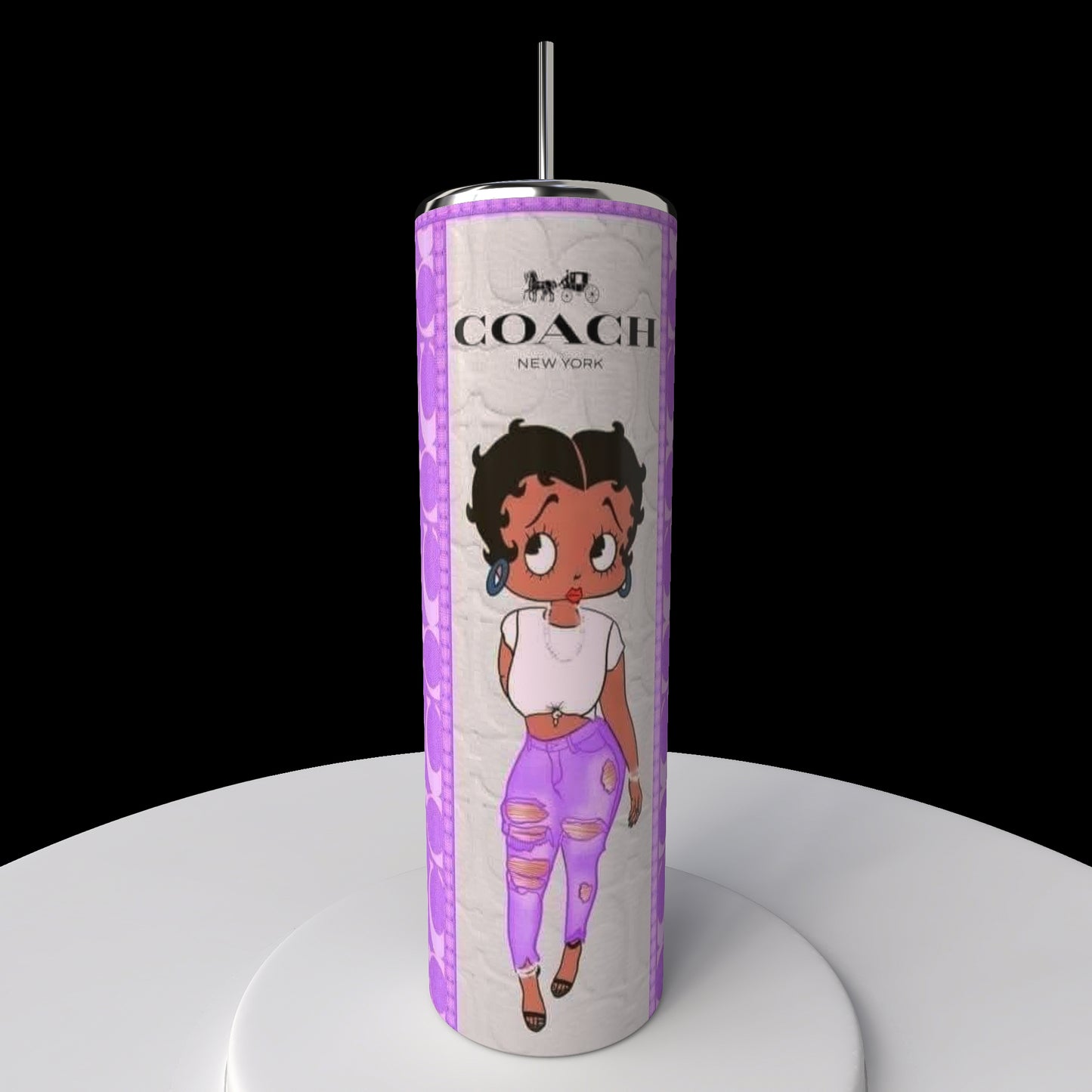 Betty Boop Coach 20oz Skinny Tumbler