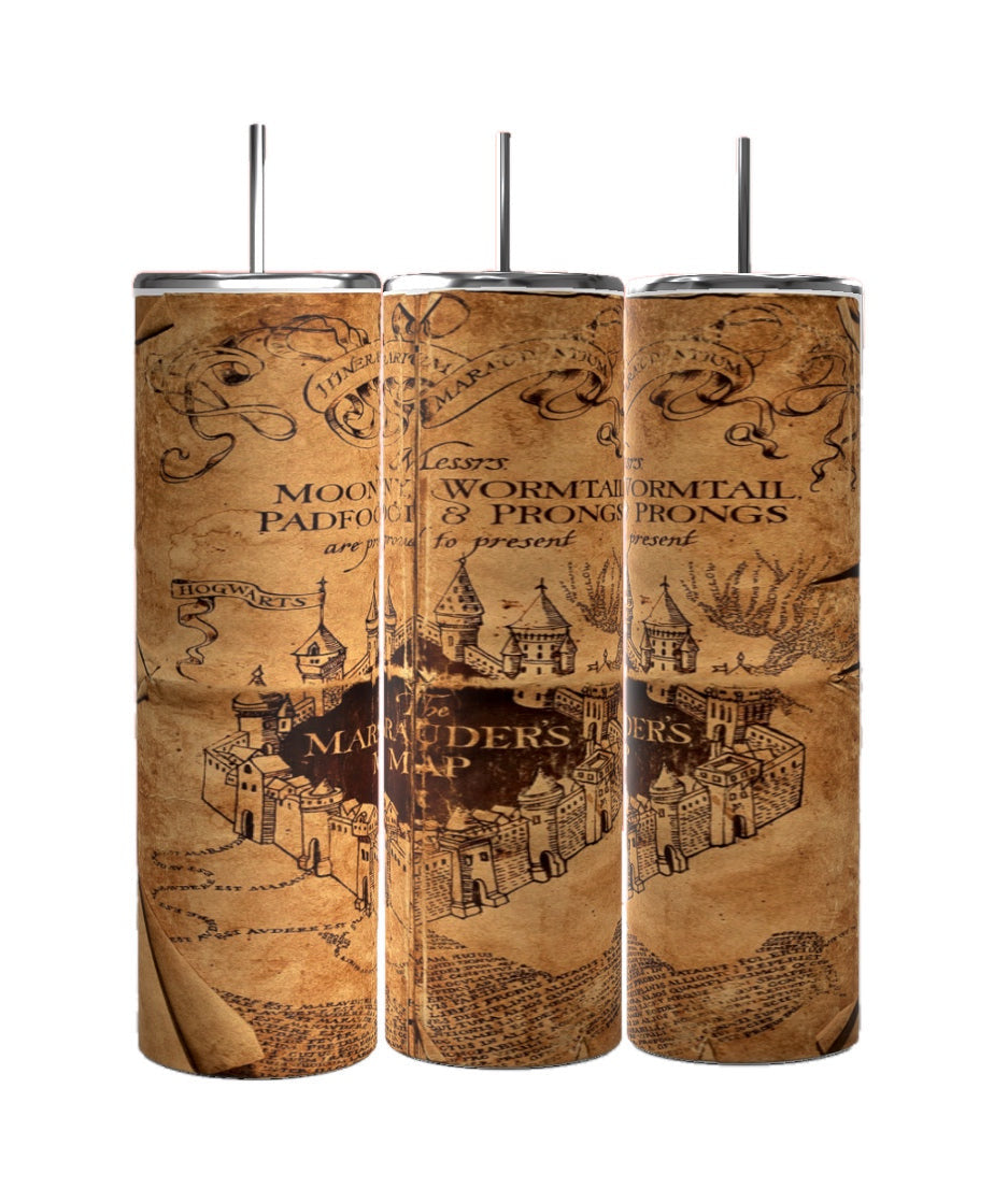 Marauders Map - Harry Potter Tumbler