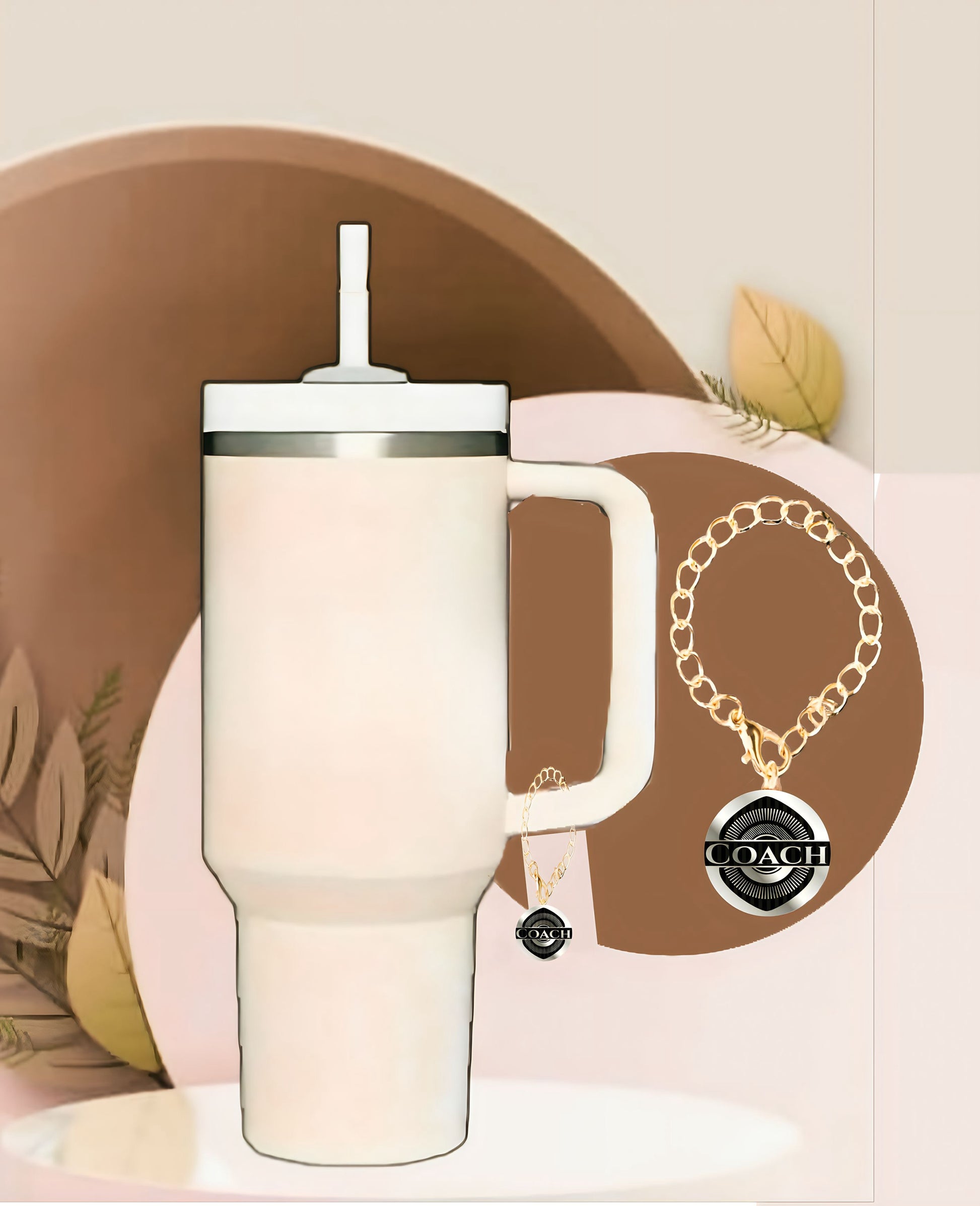 Coach Charm Dangle | Cup Accessory