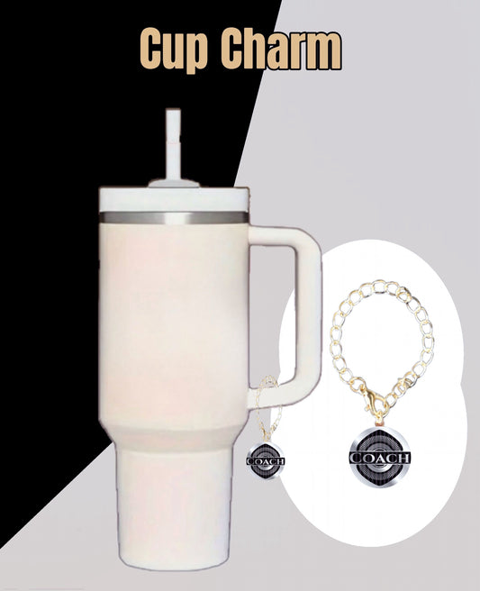 Coach Charm Dangle | Cup Accessory