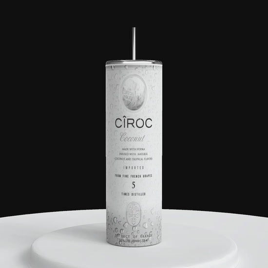 Ciroc 20oz Tumbler with 3D Lid Topper