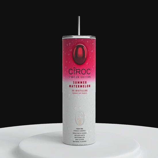 Ciroc 20oz Tumbler with 3D Lid Topper