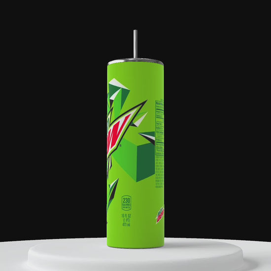 Mountain Dew Soda 20oz Skinny Tumbler