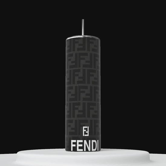 FENDI Black Modern 20oz Skinny Tumbler