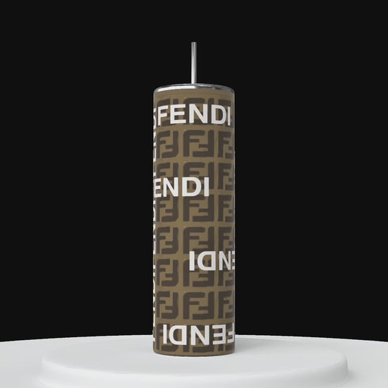 FENDI Brown 20oz Skinny Tumbler